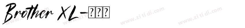 Brother XL字体转换